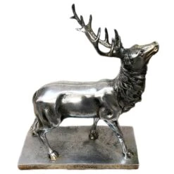 Darthome Limited Silver Stag On Base Ornament 9 Darthome Limited Silver Stag On Base Ornament -Darthome Limited 51copy