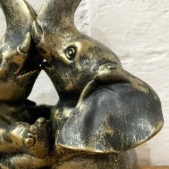 Darthome Limited Distressed Gold Resin Love Elephant Ornament -Darthome Limited 53 e9353690 2549 4c81 b9f8 32008dca3350