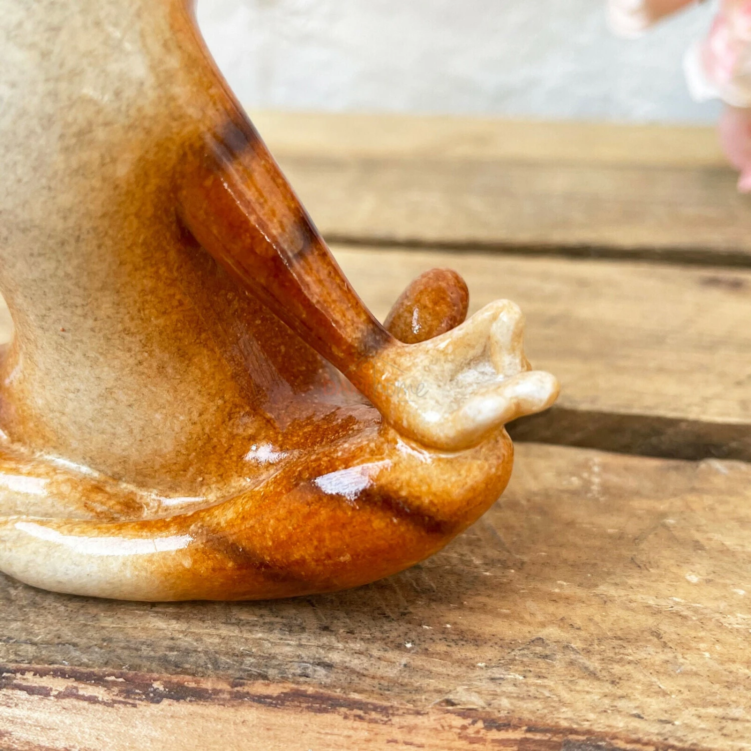 Darthome Limited Ceramic Sitting Yoga Ginger Cat Novelty Sculpture 3 Darthome Limited Ceramic Sitting Yoga Ginger Cat Novelty Sculpture - Image 3