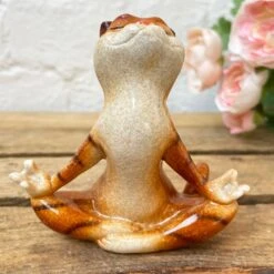 Darthome Limited Ceramic Sitting Yoga Ginger Cat Novelty Sculpture 9 Darthome Limited Ceramic Sitting Yoga Ginger Cat Novelty Sculpture -Darthome Limited 59 43493117 b33e 4ab7 b5b4 b7f5b52741df