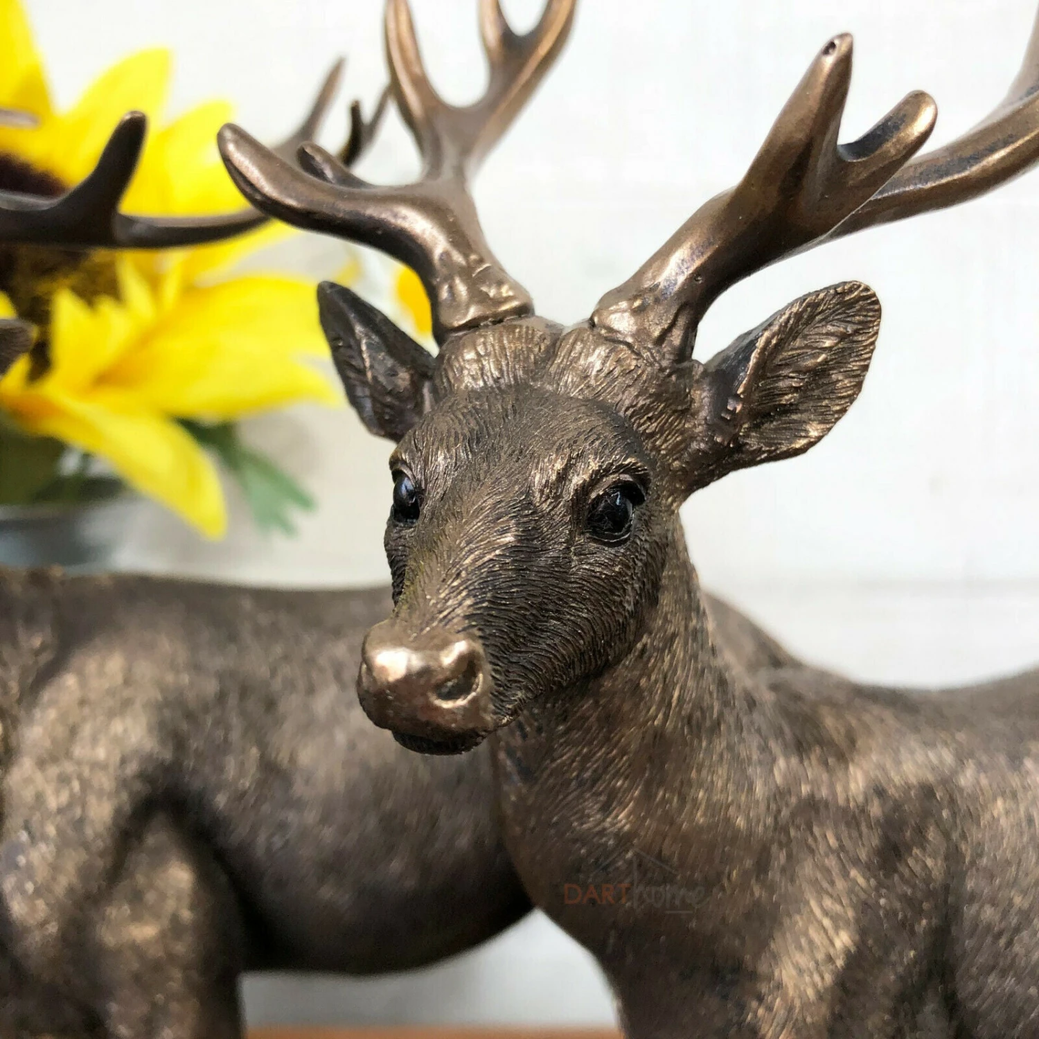Darthome Limited Bronze Resin Stag Pair Ornament 4 Darthome Limited Bronze Resin Stag Pair Ornament - Image 4