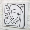 Darthome Limited Minimalist Lady Canvas Art