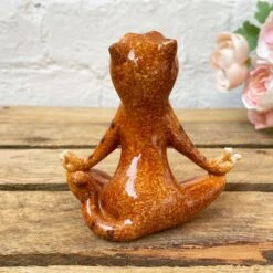 Darthome Limited Ceramic Sitting Yoga Ginger Cat Novelty Sculpture 11 Darthome Limited Ceramic Sitting Yoga Ginger Cat Novelty Sculpture -Darthome Limited 62 3443a723 205d 4c39 ac76 8d2350194fe6