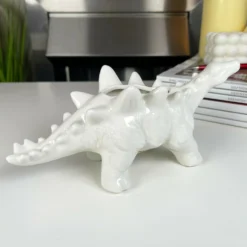 Darthome Limited White Ceramic Stegosaurus Dinosaur Planter -Darthome Limited 7 5626141e 914b 4480 a53a 9dc41ae449fb