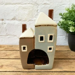 Darthome Limited Ceramic 2 Houses Tea Light Holder -Darthome Limited 82 4ead8eed 4ae1 43cd 80f0 02da19acb98e