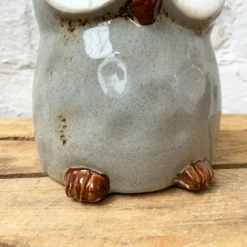 Darthome Limited Speckled Ceramic Owl Planter -Darthome Limited 87