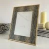 Darthome Limited 5x7" Faux Gold Snakeskin Photo Frame