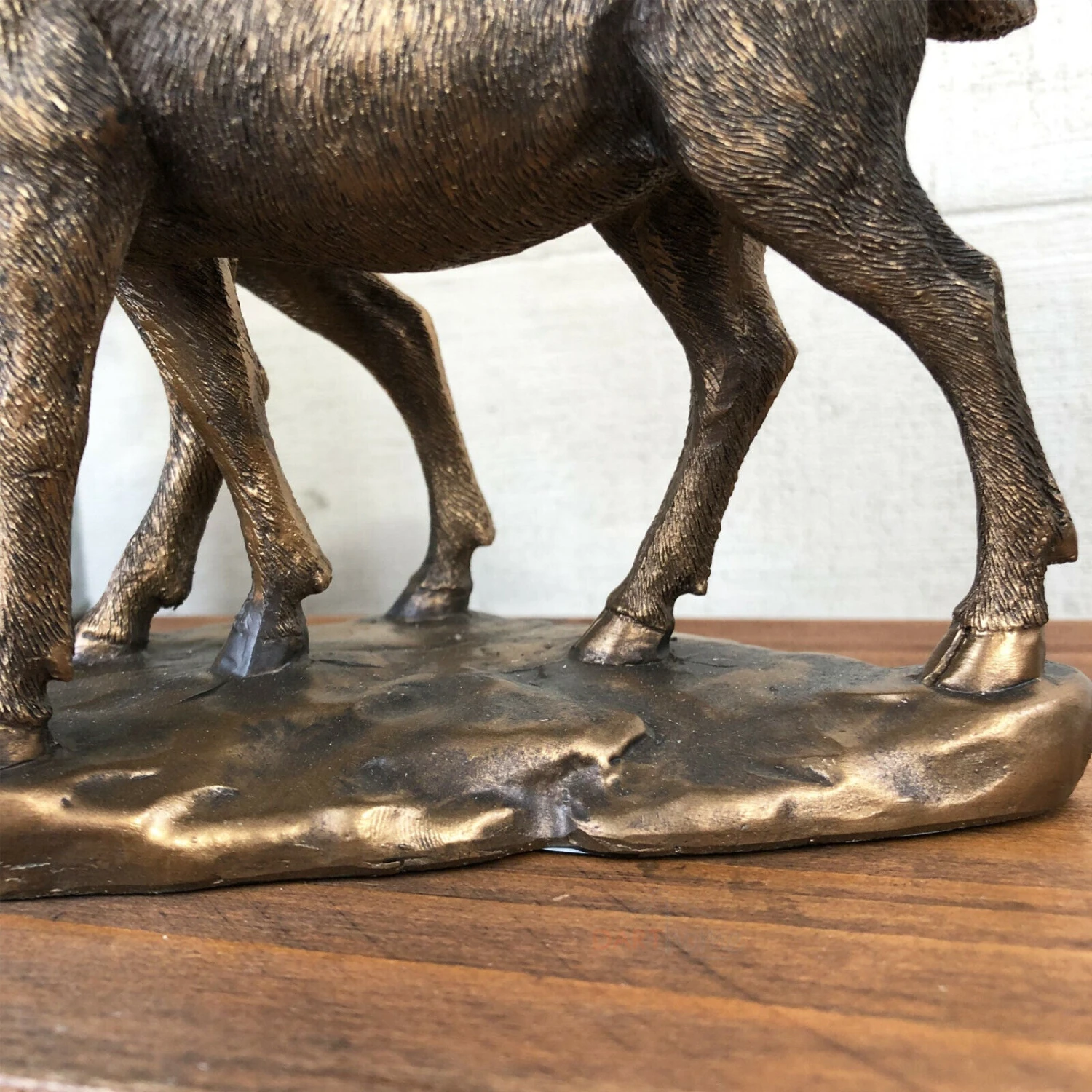 Darthome Limited Bronze Resin Stag Pair Ornament 7 Darthome Limited Bronze Resin Stag Pair Ornament - Image 7