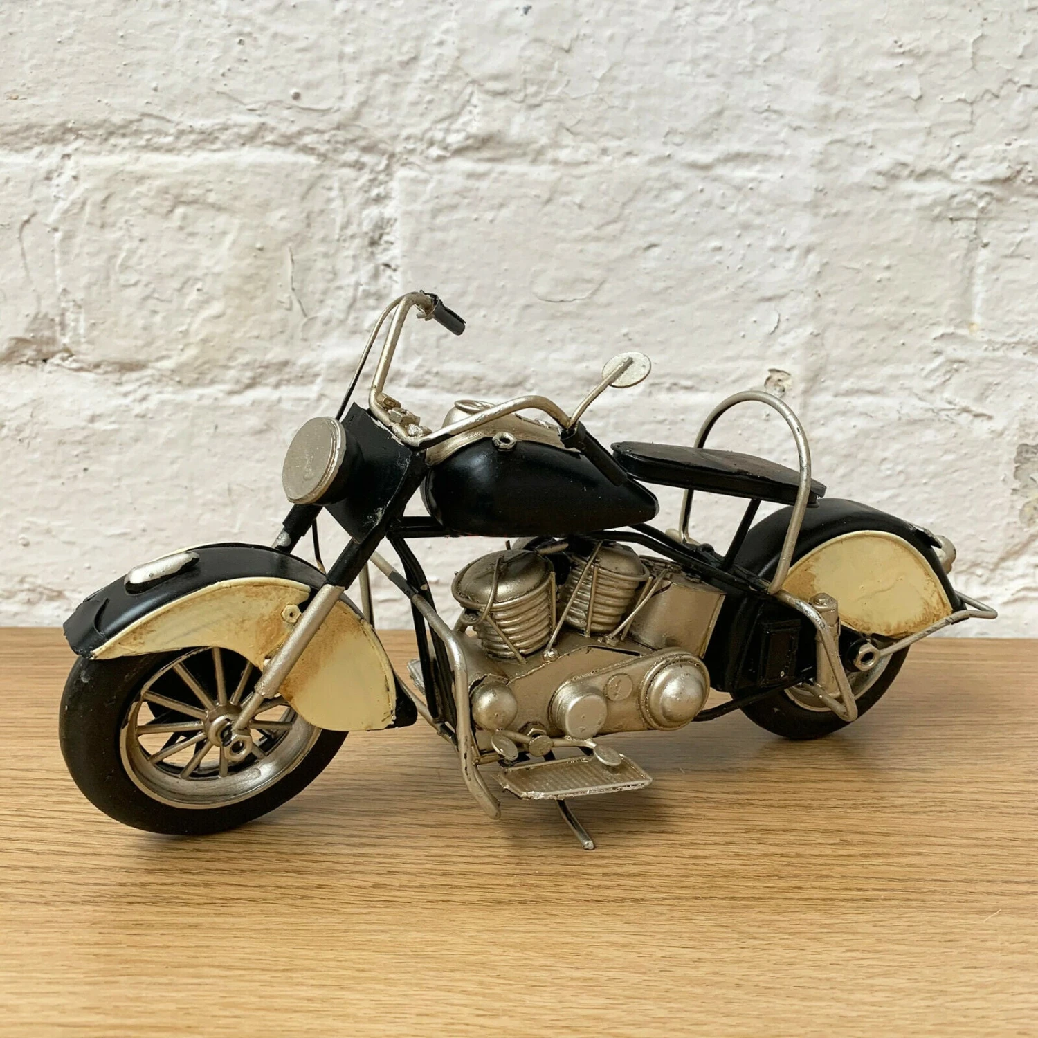 Darthome Limited Black Metal Chopper Motorbike Ornament 1 Darthome Limited Black Metal Chopper Motorbike Ornament