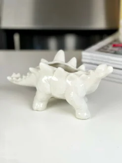 Darthome Limited White Ceramic Stegosaurus Dinosaur Planter -Darthome Limited 9 69a233a6 e923 4bcc bb19 2c39f54b770e