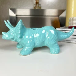 Darthome Limited Blue Ceramic Triceratops Succulent Planter -Darthome Limited 9 afba3832 782d 44ed 81ac 5f14088a5bd5