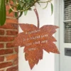 Darthome Limited Ready To Rust A Garden Is A Friend Falling Leaf Art