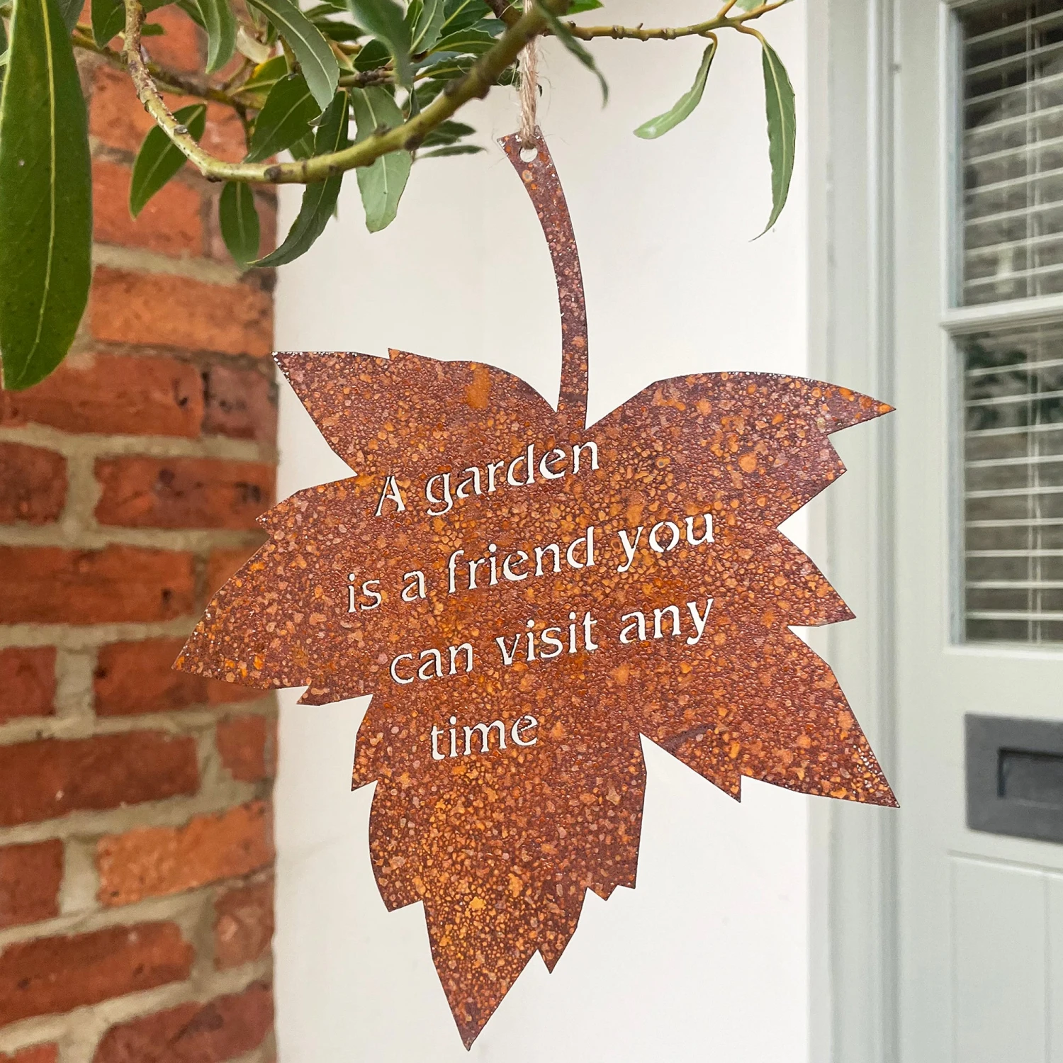 Darthome Limited Ready To Rust A Garden Is A Friend Falling Leaf Art 1 Darthome Limited Ready To Rust A Garden Is A Friend Falling Leaf Art