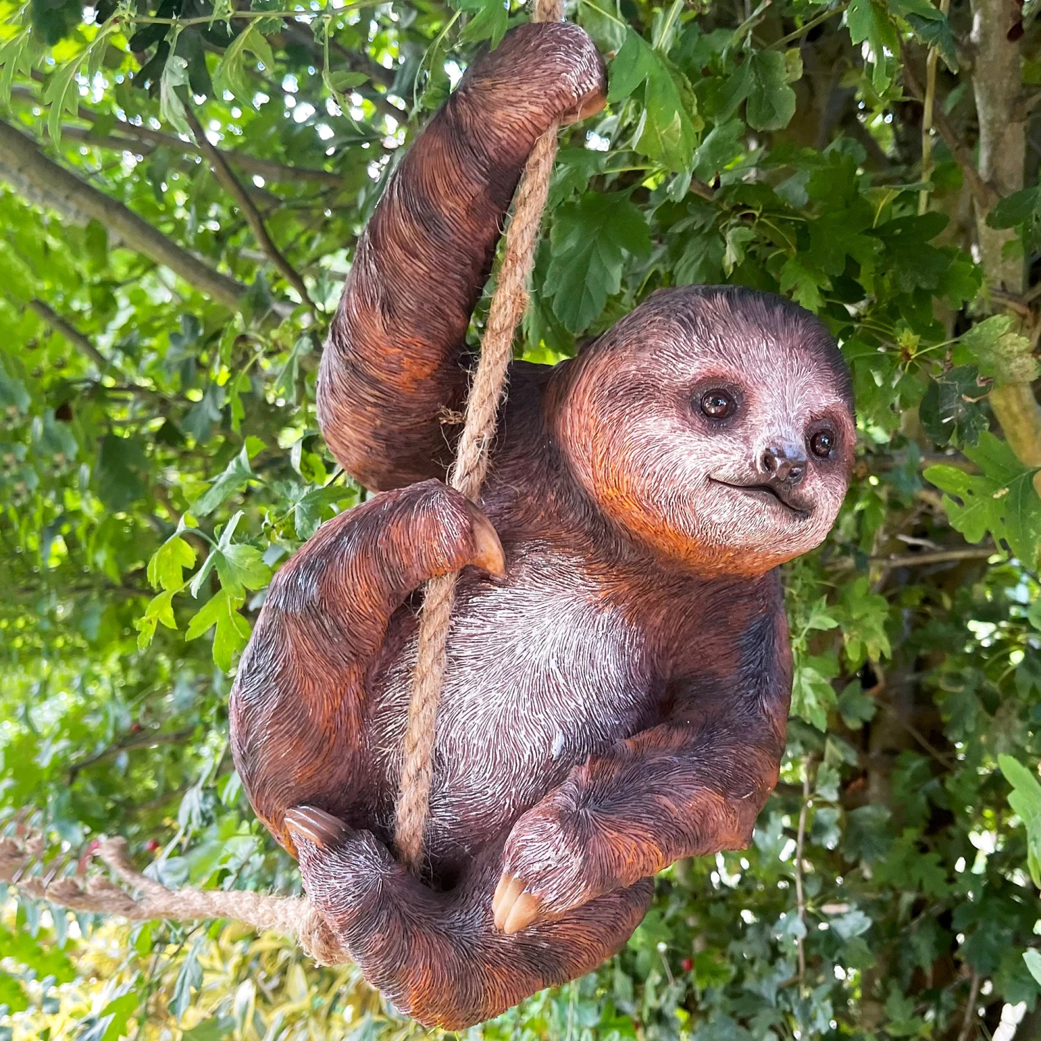 Darthome Limited Hanging Sloth Garden Ornament 60cm 1 Darthome Limited Hanging Sloth Garden Ornament 60cm