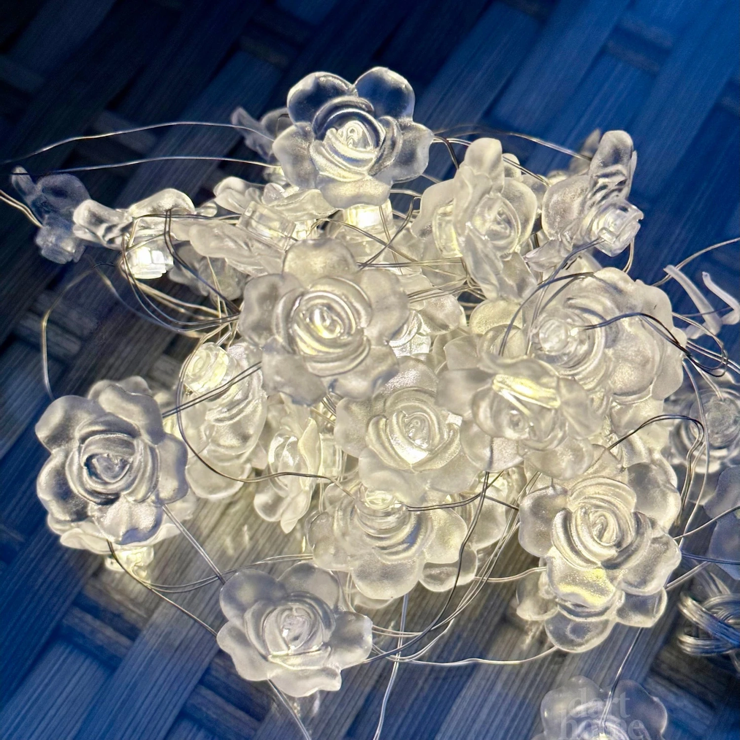 Darthome Limited 50 Solar Rose Flower Outdoor String Lights 2 Darthome Limited 50 Solar Rose Flower Outdoor String Lights - Image 2