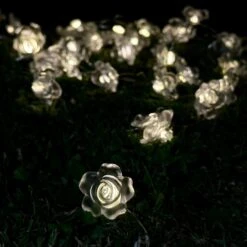 Darthome Limited 50 Solar Rose Flower Outdoor String Lights 6 Darthome Limited 50 Solar Rose Flower Outdoor String Lights -Darthome Limited IMG 0086