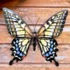 Darthome Limited Gold 3D Metal Butterfly Wall Art