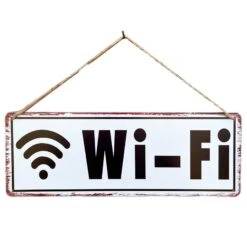 Darthome Limited White Metal WiFi Sign -Darthome Limited IMG 2734.JPEG edited101copy