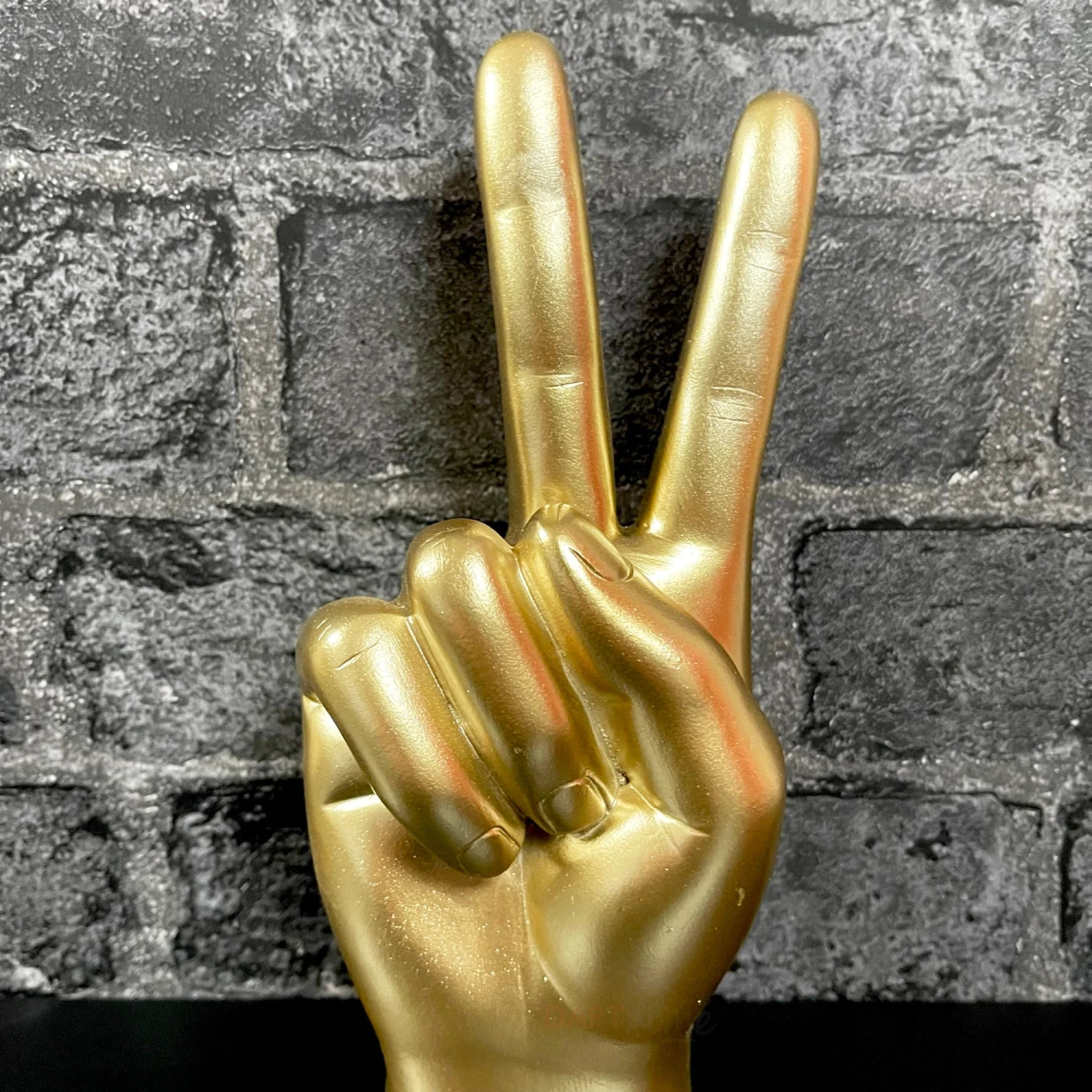 Darthome Limited Gold Peace Hand Ornament 2 Darthome Limited Gold Peace Hand Ornament - Image 2