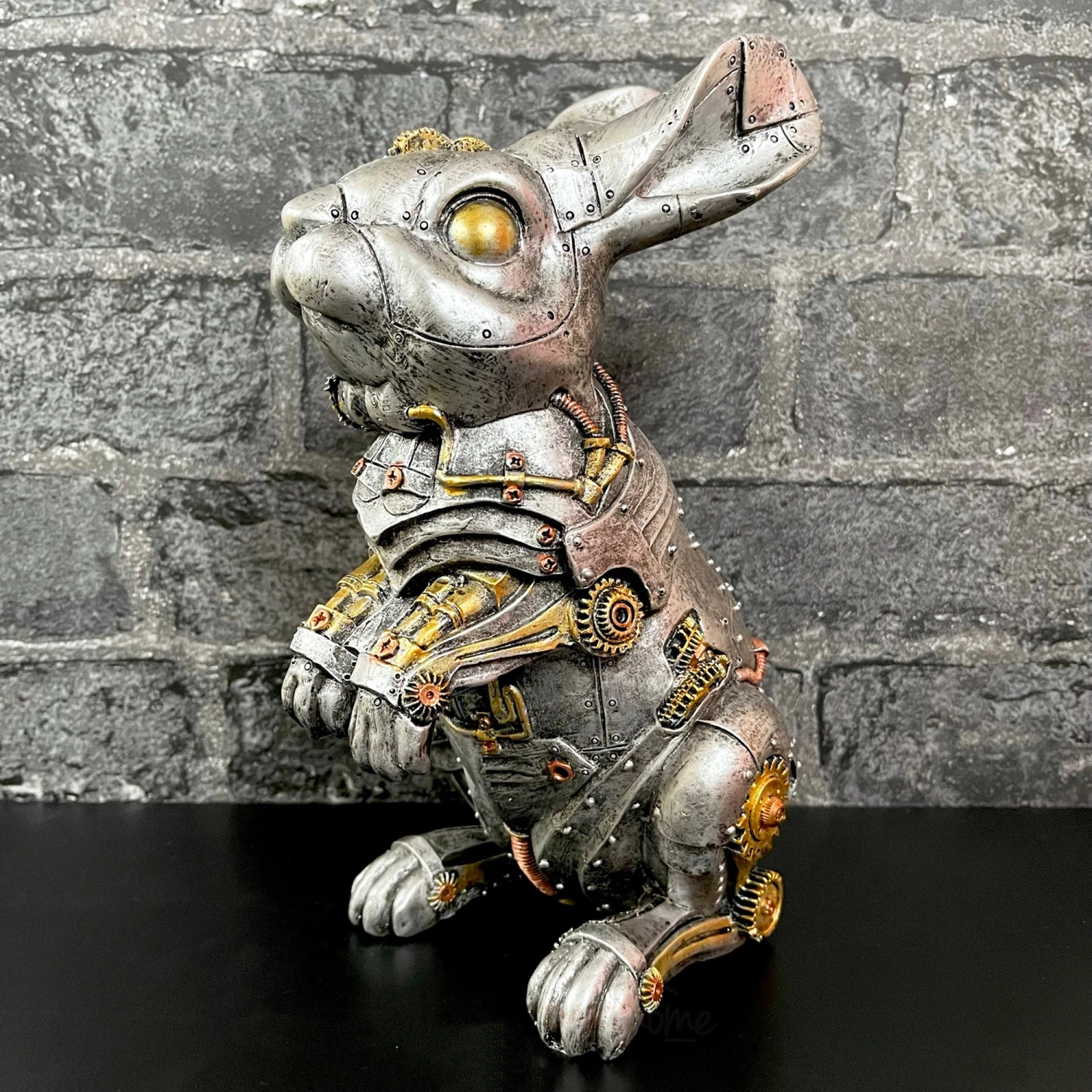 Darthome Limited Silver Steampunk Rabbit Ornament 1 Darthome Limited Silver Steampunk Rabbit Ornament