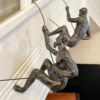 Darthome Limited Set Of 2 Abseiling Men Ornaments