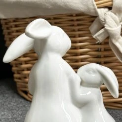 Darthome Limited White Easter Rabbits Figurine 11 Darthome Limited White Easter Rabbits Figurine -Darthome Limited IMG 4101