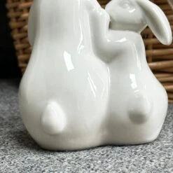Darthome Limited White Easter Rabbits Figurine 12 Darthome Limited White Easter Rabbits Figurine -Darthome Limited IMG 4102
