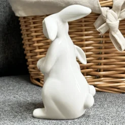 Darthome Limited White Easter Rabbits Figurine -Darthome Limited IMG 4103 scaled