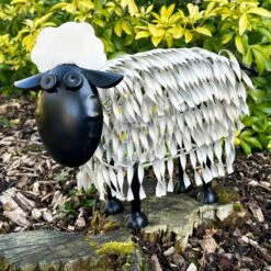 Darthome Limited White Metal Garden Sheep Statue