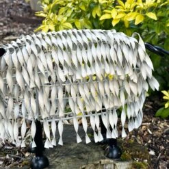 Darthome Limited White Metal Garden Sheep Statue -Darthome Limited IMG 4893 JPEG
