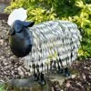 Darthome Limited White Metal Garden Sheep Statue Large