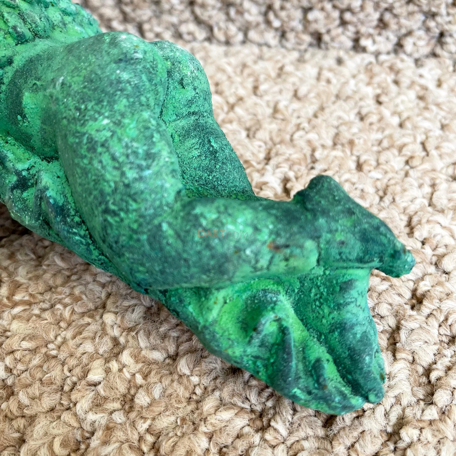 Darthome Limited Verdigris Cast Iron Sleeping Cherub Ornament 2 Darthome Limited Verdigris Cast Iron Sleeping Cherub Ornament - Image 2