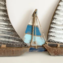 Darthome Limited Wood & Metal Sailing Boat Wall Art 63cm -Darthome Limited IMG 5305.JPEG edited156