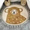 Darthome Limited Tufted Cotton Monkey Floor Rug With Tassels