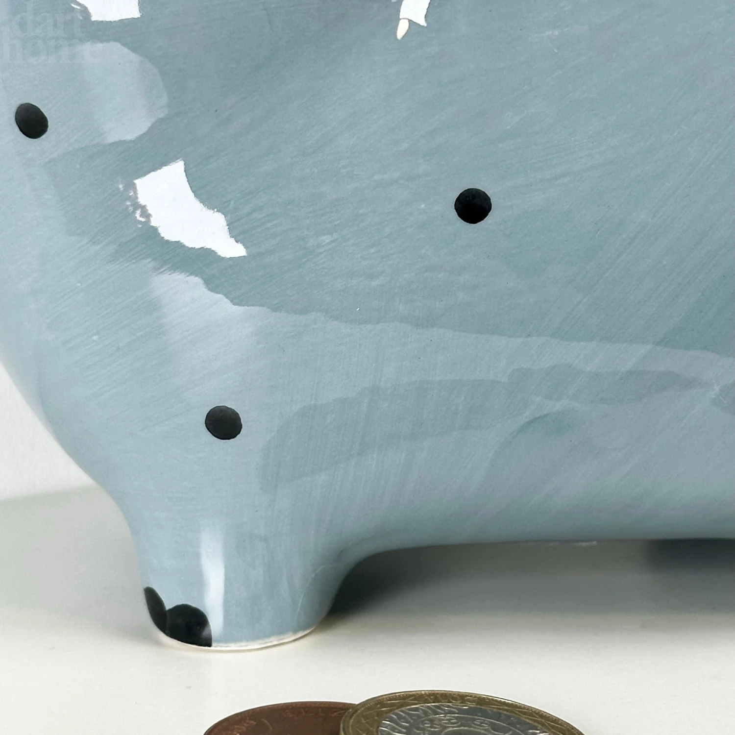 Darthome Limited Ceramic Blue Cat Money Box 6 Darthome Limited Ceramic Blue Cat Money Box - Image 6