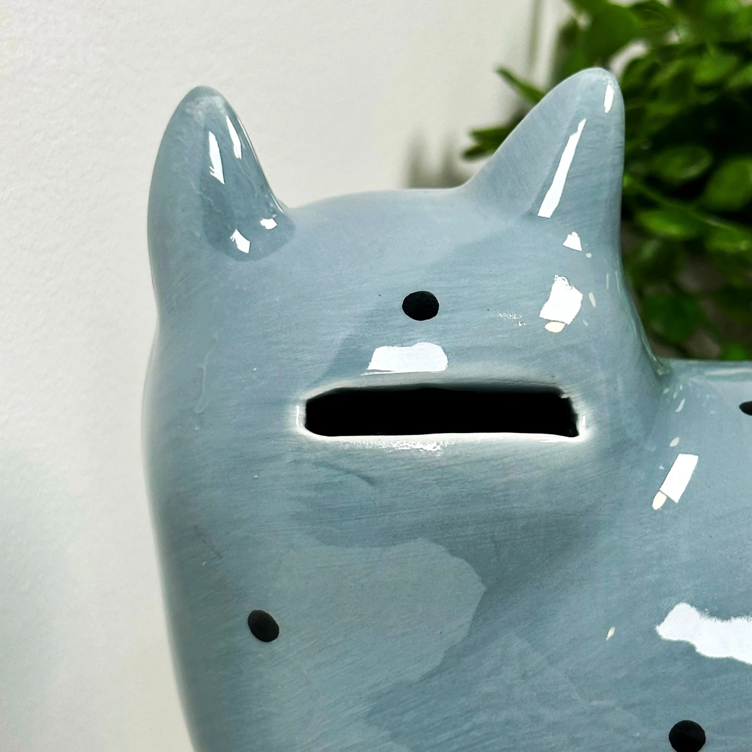Darthome Limited Ceramic Blue Cat Money Box 2 Darthome Limited Ceramic Blue Cat Money Box - Image 2