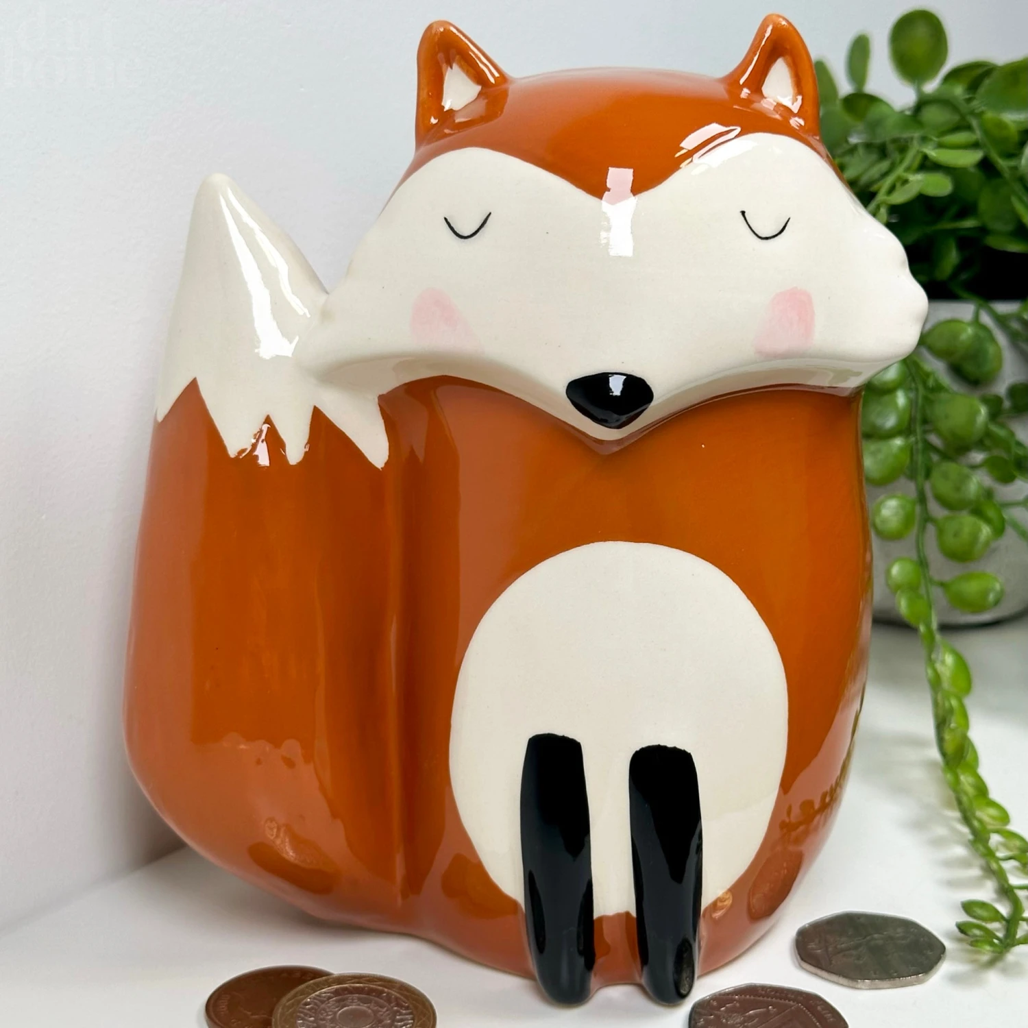 Darthome Limited Ceramic Fox Money Box 1 Darthome Limited Ceramic Fox Money Box