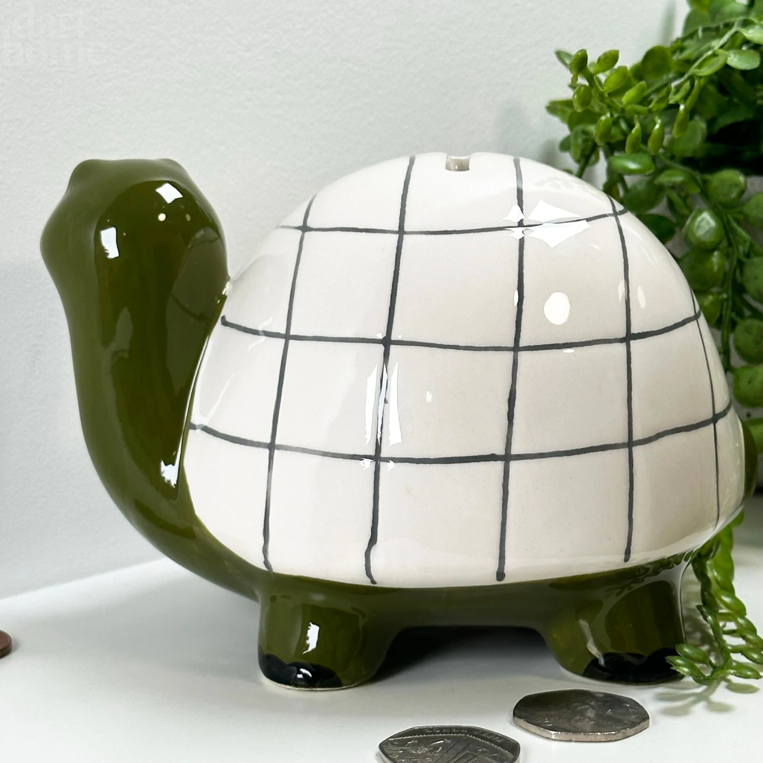 Darthome Limited Ceramic Turtle Money Box 4 Darthome Limited Ceramic Turtle Money Box - Image 4