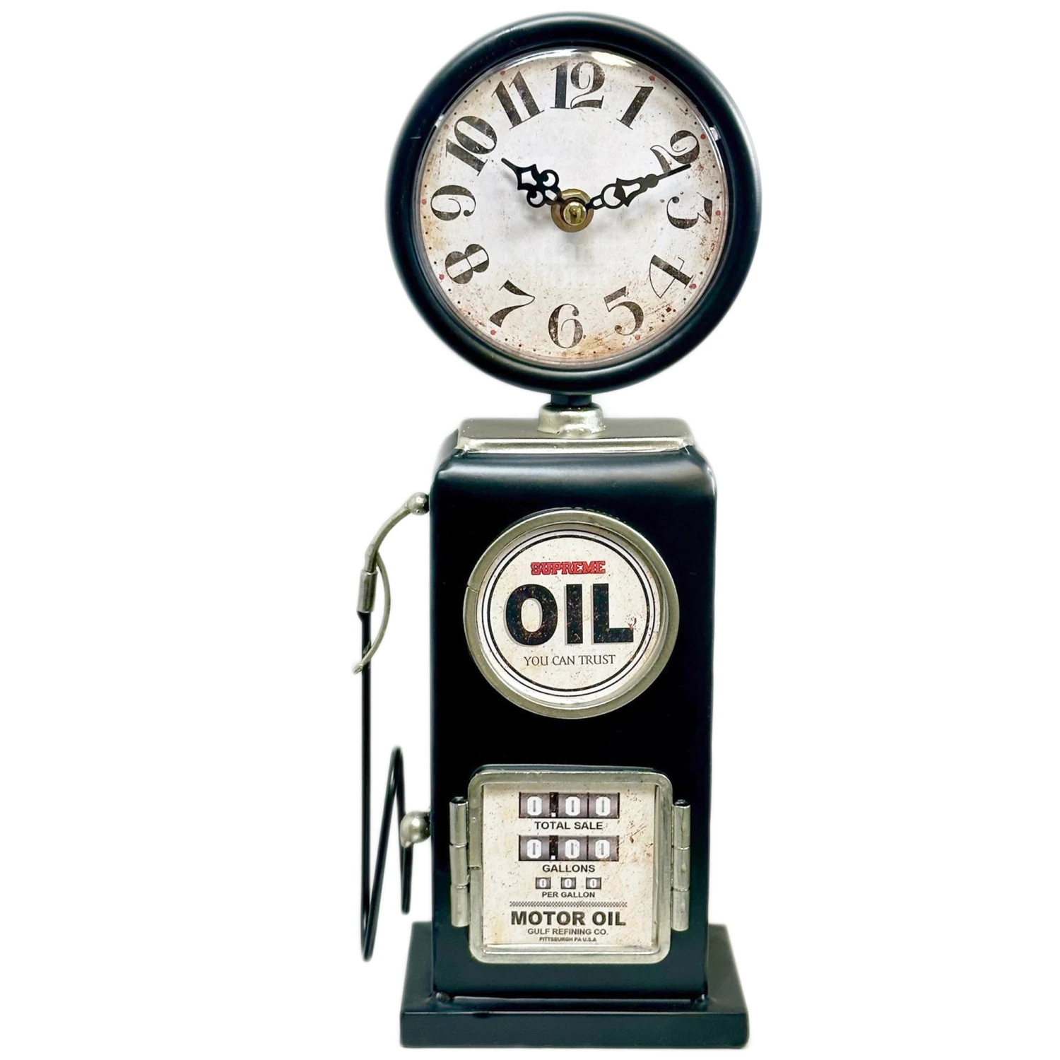Darthome Limited Black Petrol Pump Table Clock 7 Darthome Limited Black Petrol Pump Table Clock - Image 7