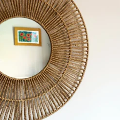 Darthome Limited Woven Paper Rope Wall Mirror 70cm X 70cm -Darthome Limited IMG 5890 JPEG