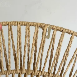 Darthome Limited Woven Paper Rope Wall Mirror 70cm X 70cm -Darthome Limited IMG 5897 JPEG
