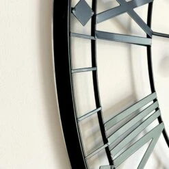 Darthome Limited Black Metal Skeleton 75cm Wall Clock -Darthome Limited IMG 5915 JPEG