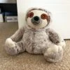 Darthome Limited Soft Faux Fur Sitting Sloth Heavy Weighted Doorstop 30cm