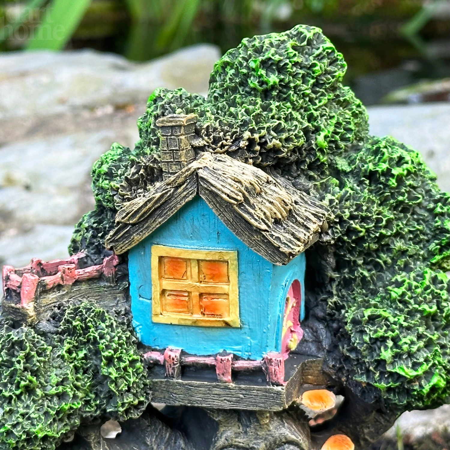 Darthome Limited Blue Fairy Treehouse Ornament 2 Darthome Limited Blue Fairy Treehouse Ornament - Image 2