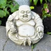 Darthome Limited Stone Round Buddha Sculpture 2kg