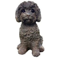 Darthome Limited Resin Gold Labradoodle Dog Ornament -Darthome Limited IMG 6771.JPEG edited58copy
