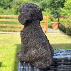 Darthome Limited Resin Gold Labradoodle Dog Ornament -Darthome Limited IMG 6775.JPEG edited62