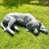 Darthome Limited Large Grey Content Dog Sculpture