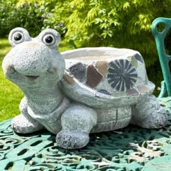 Darthome Limited Mosaic Turtle Planter