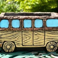 Darthome Limited Cement Tree Trunk Campervan Planter 21cm -Darthome Limited IMG 8236 JPEG